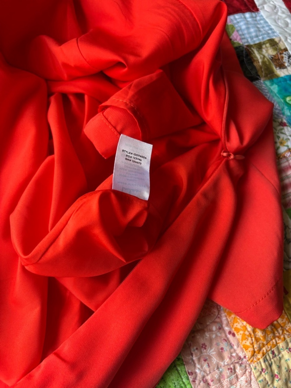 Lulu's Vibrant Orange Backless Shift Dress with Striped Bow - Picture 7 of 10